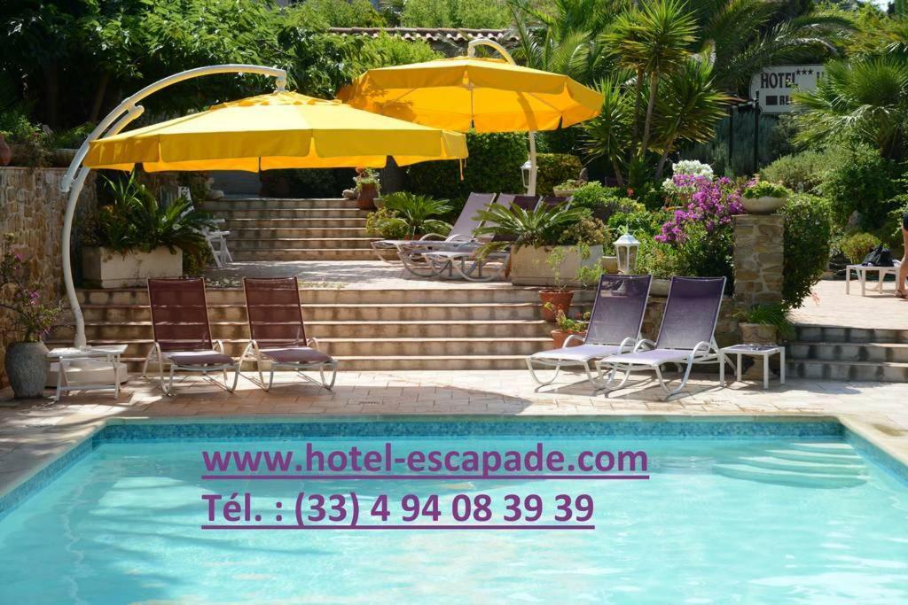 L' Escapade Hotel & Restaurant Le Pradet Dış mekan fotoğraf